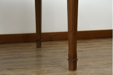 中古　maruni(マルニ木工)　地中海ロイヤルシリーズ(ROYAL)　端正な脚部と柔らかな輪郭が調和するエクステンションテーブル　定価約33万円　(R-085847)