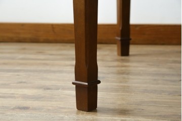 中古　maruni(マルニ木工)　地中海ロイヤルシリーズ(ROYAL)　端正な脚部と柔らかな輪郭が調和するエクステンションテーブル　定価約33万円　(R-085847)