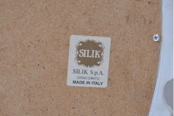 イタリアヴィンテージ　イタリア高級家具　SILIK(シリック)　繊細なロココ調装飾が華やぐウォールミラー　定価約40万円　(R-085849)