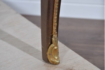 中古　美品　スペイン高級家具　MARINER(マリネール)　優雅な金彩装飾と風景画が美しいコーナーキャビネット　定価約45万円　(R-085851)