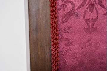 中古　美品　スペイン高級家具　MARINER(マリネール)　優雅な金彩装飾と風景画が美しいコーナーキャビネット　定価約45万円　(R-085851)