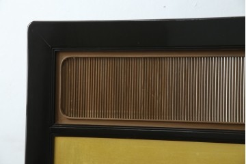 和製ヴィンテージ　高級工芸品　輪島塗　格子意匠と金地面の衝立　定価約120万円　(R-085854)