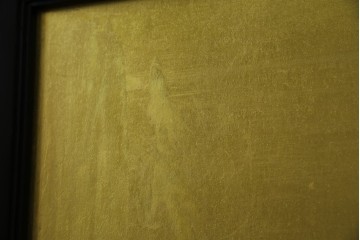 和製ヴィンテージ　高級工芸品　輪島塗　格子意匠と金地面の衝立　定価約120万円　(R-085854)