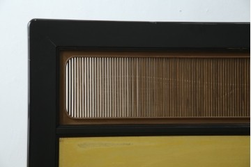 和製ヴィンテージ　高級工芸品　輪島塗　格子意匠と金地面の衝立　定価約120万円　(R-085854)