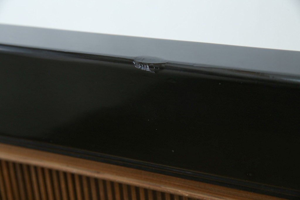 和製ヴィンテージ　高級工芸品　輪島塗　格子意匠と金地面の衝立　定価約120万円　(R-085854)