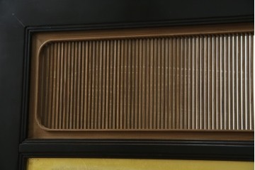 和製ヴィンテージ　高級工芸品　輪島塗　格子意匠と金地面の衝立　定価約120万円　(R-085854)