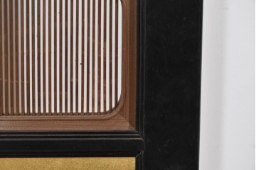 和製ヴィンテージ　高級工芸品　輪島塗　格子意匠と金地面の衝立　定価約120万円　(R-085854)