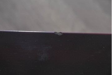 中古　美品　輪島塗　金具装飾がアクセントの上品な文机　定価約40万円　(R-085857)