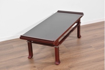 中古　美品　輪島塗　金具装飾がアクセントの上品な文机　定価約40万円　(R-085857)