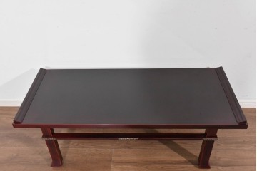 中古　美品　輪島塗　金具装飾がアクセントの上品な文机　定価約40万円　(R-085857)