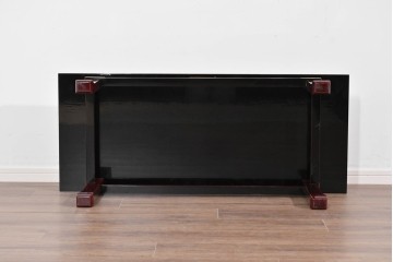 中古　美品　輪島塗　金具装飾がアクセントの上品な文机　定価約40万円　(R-085857)