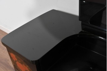 中古　高級品　輪島塗　天板に補修塗りあり　三面鏡の格調ある鏡台　定価推定約150万円以上　(R-085858)