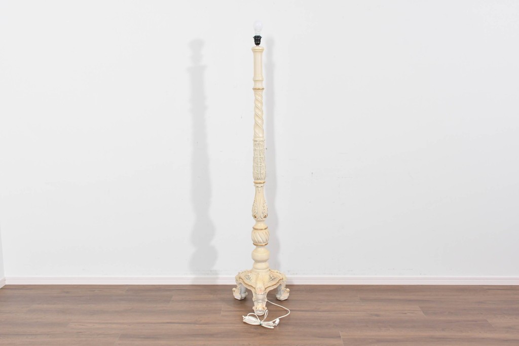 中古　イタリア高級家具　SILIK(シリック)　コートハンガーをリメイクしたフロアスタンド　定価約48万円　(R-085862)