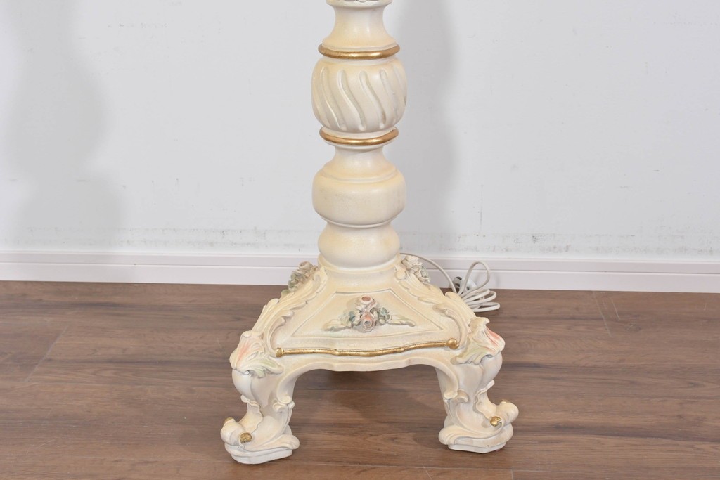 中古　イタリア高級家具　SILIK(シリック)　コートハンガーをリメイクしたフロアスタンド　定価約48万円　(R-085862)