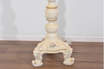 中古　イタリア高級家具　SILIK(シリック)　コートハンガーをリメイクしたフロアスタンド　定価約48万円　(R-085862)