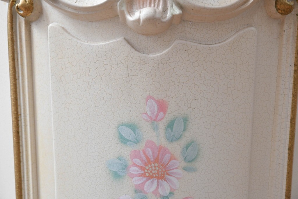 中古　イタリア高級家具　SILIK(シリック)　パステル彩色のレリーフ装飾が華やかな傘立て　定価約46万円　(R-085863)