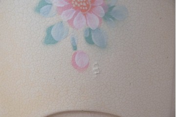 中古　イタリア高級家具　SILIK(シリック)　パステル彩色のレリーフ装飾が華やかな傘立て　定価約46万円　(R-085863)