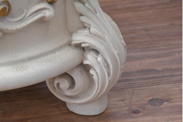 中古　イタリア高級家具　SILIK(シリック)　パステル彩色のレリーフ装飾が華やかな傘立て　定価約46万円　(R-085863)