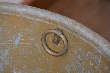 中古　イタリア高級家具　SILIK(シリック)　パステル彩色のレリーフ装飾が華やかな傘立て　定価約46万円　(R-085863)