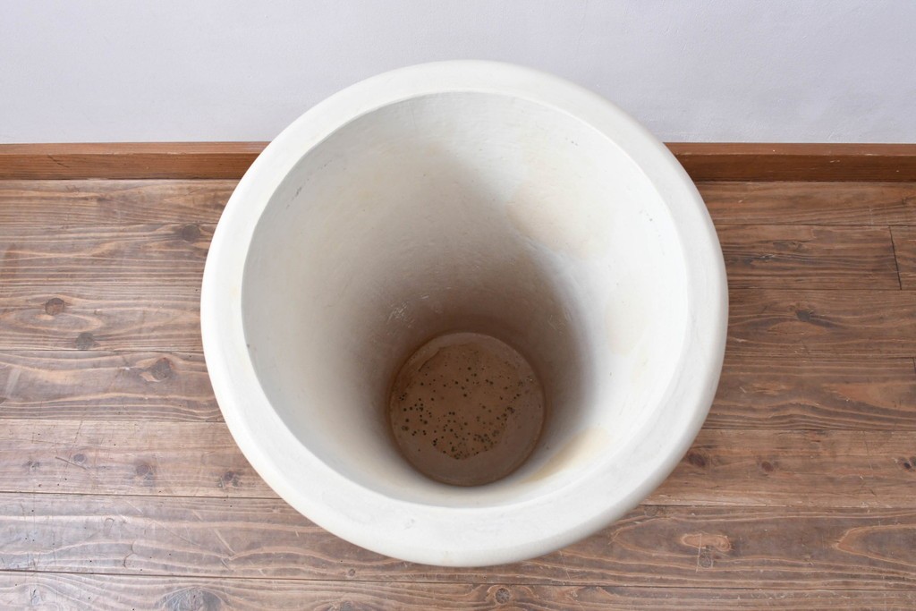 中古　イタリア高級家具　SILIK(シリック)　パステル彩色のレリーフ装飾が華やかな傘立て　定価約46万円　(R-085863)