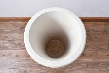 中古　イタリア高級家具　SILIK(シリック)　パステル彩色のレリーフ装飾が華やかな傘立て　定価約46万円　(R-085863)