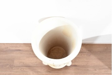 中古　イタリア高級家具　SILIK(シリック)　パステル彩色のレリーフ装飾が華やかな傘立て　定価約46万円　(R-085863)