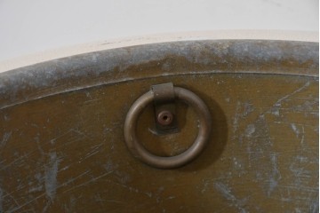 中古　イタリア高級家具　SILIK(シリック)　パステル彩色のレリーフ装飾が華やかな傘立て　定価約46万円　(R-085863)