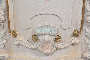 中古　イタリア高級家具　SILIK(シリック)　パステル彩色のレリーフ装飾が華やかな傘立て　定価約46万円　(R-085863)