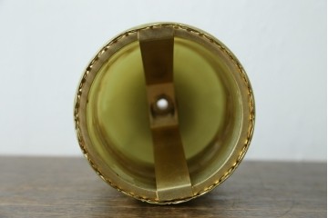 中古　イタリア製　ゴールド色の装飾が優美なオニキス製テーブルスタンド　(R-085867)