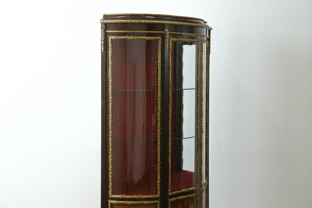 中古　美品　スペイン　MARINER(マリネール)　絵画装飾が華やかなキュリオケース　定価約80万円　(R-085869)