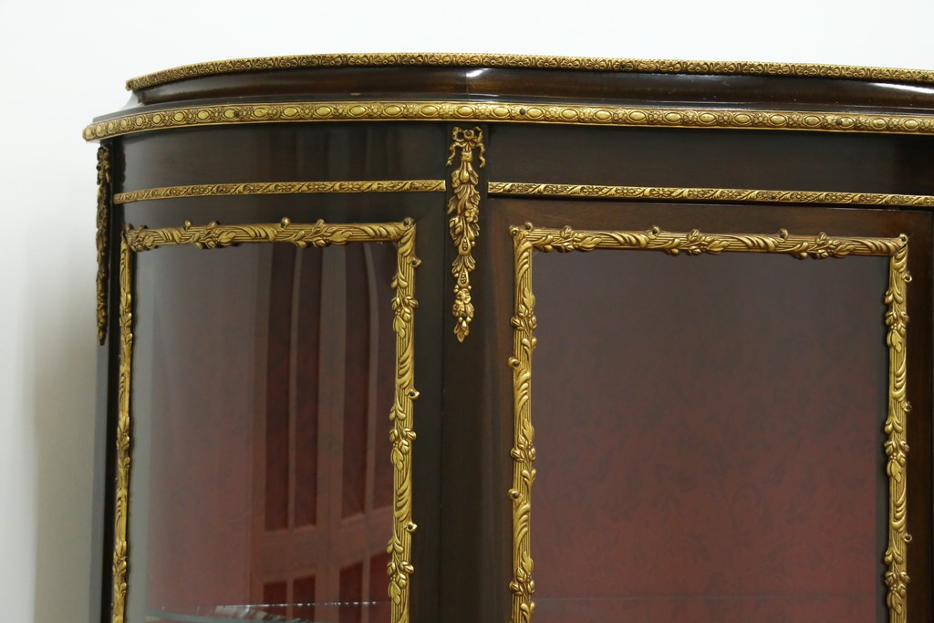 中古　美品　スペイン　MARINER(マリネール)　絵画装飾が華やかなキュリオケース　定価約80万円　(R-085869)