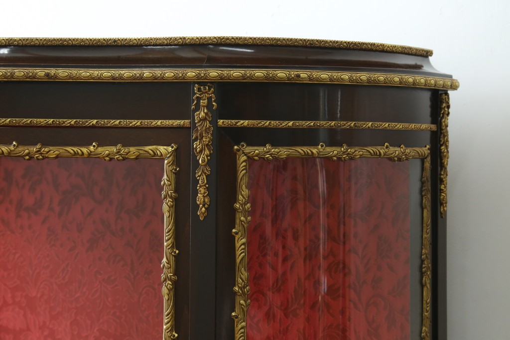 中古　美品　スペイン　MARINER(マリネール)　絵画装飾が華やかなキュリオケース　定価約80万円　(R-085869)