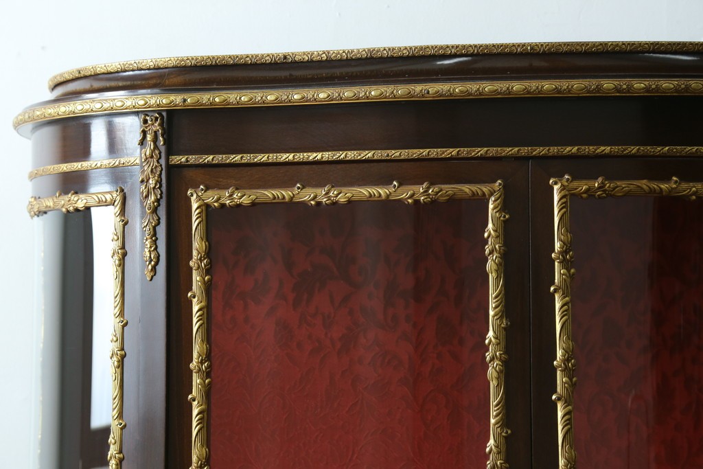 中古　美品　スペイン　MARINER(マリネール)　絵画装飾が華やかなキュリオケース　定価約80万円　(R-085869)
