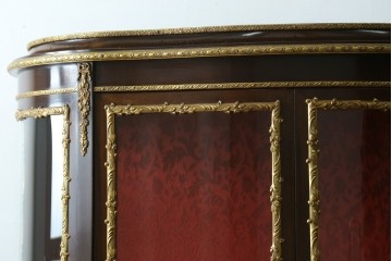 中古　美品　スペイン　MARINER(マリネール)　絵画装飾が華やかなキュリオケース　定価約80万円　(R-085869)