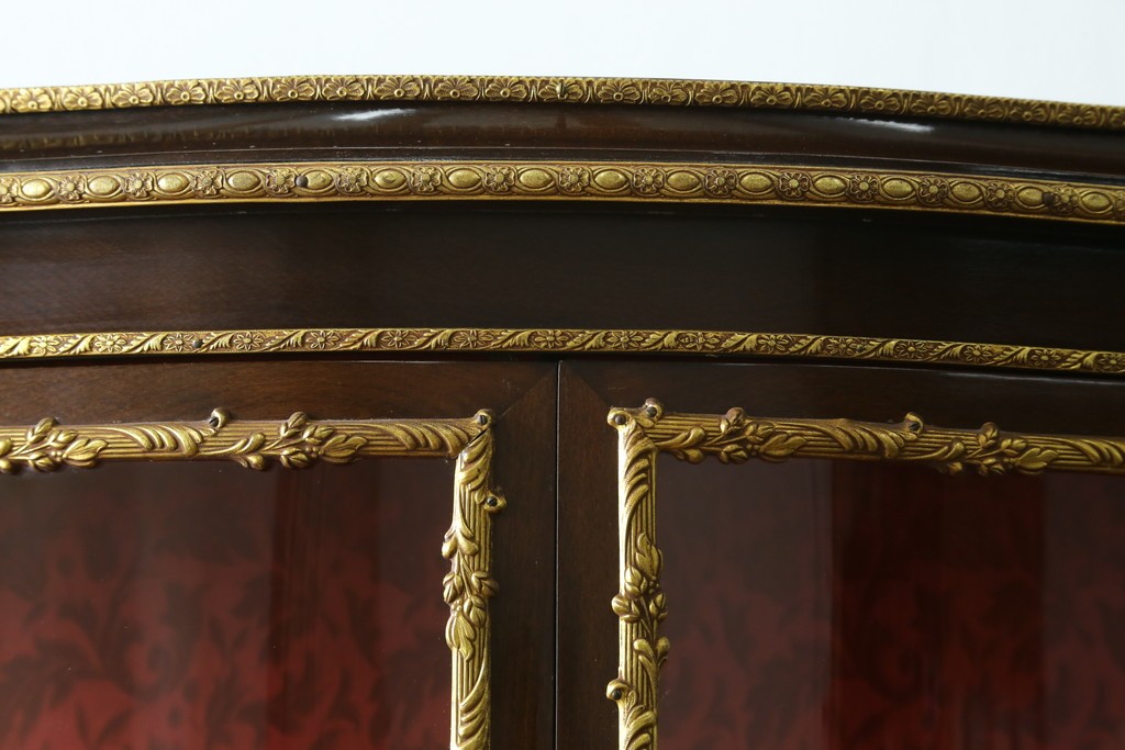 中古　美品　スペイン　MARINER(マリネール)　絵画装飾が華やかなキュリオケース　定価約80万円　(R-085869)