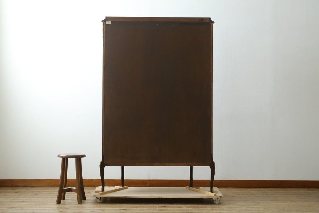 中古　美品　スペイン　MARINER(マリネール)　絵画装飾が華やかなキュリオケース　定価約80万円　(R-085869)