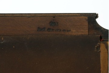 中古　美品　スペイン　MARINER(マリネール)　絵画装飾が華やかなキュリオケース　定価約80万円　(R-085869)
