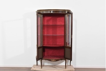 中古　美品　スペイン　MARINER(マリネール)　絵画装飾が華やかなキュリオケース　定価約80万円　(R-085869)