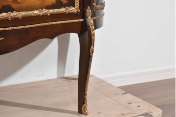 中古　美品　スペイン　MARINER(マリネール)　絵画装飾が華やかなキュリオケース　定価約80万円　(R-085869)