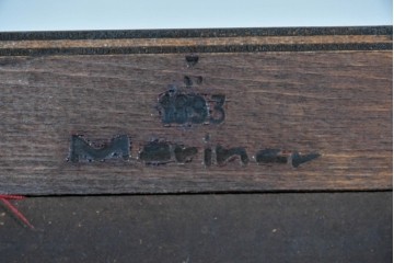 中古　美品　スペイン　MARINER(マリネール)　絵画装飾が華やかなキュリオケース　定価約80万円　(R-085869)