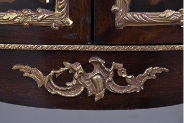 中古　美品　スペイン　MARINER(マリネール)　絵画装飾が華やかなキュリオケース　定価約80万円　(R-085869)