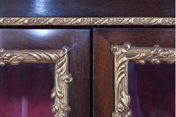 中古　美品　スペイン　MARINER(マリネール)　絵画装飾が華やかなキュリオケース　定価約80万円　(R-085869)