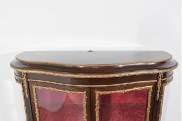 中古　美品　スペイン　MARINER(マリネール)　絵画装飾が華やかなキュリオケース　定価約80万円　(R-085869)