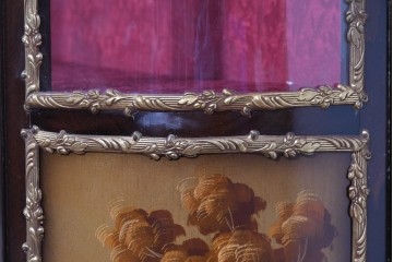 中古　美品　スペイン　MARINER(マリネール)　絵画装飾が華やかなキュリオケース　定価約80万円　(R-085869)