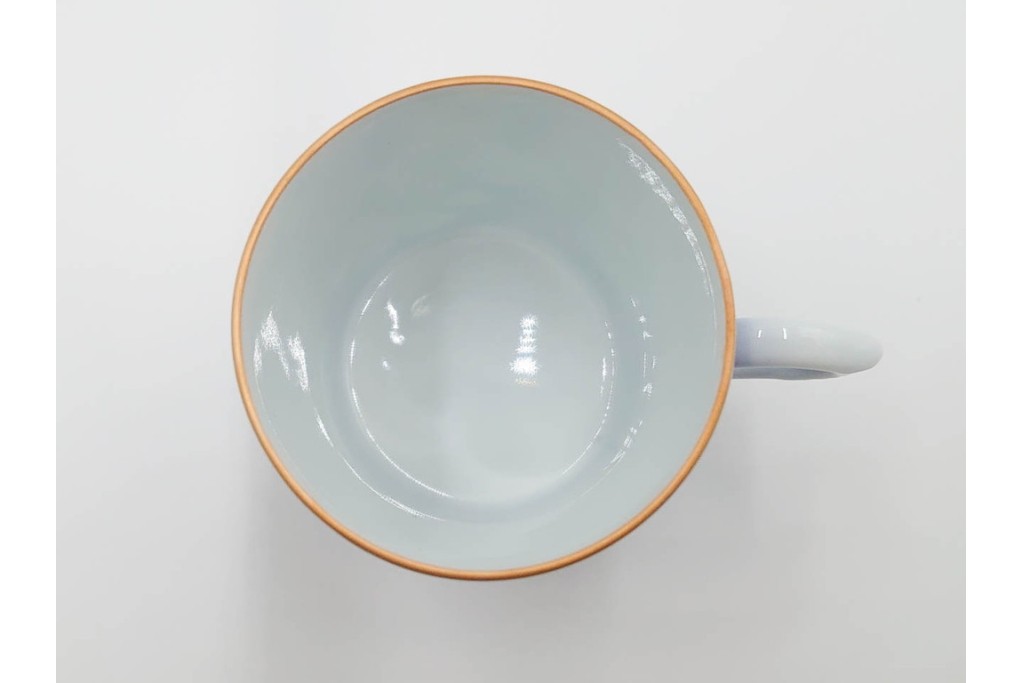 宮内庁御用達　深川製磁　瑠璃葡萄が優美な有田焼のコーヒーカップ&ソーサー6客セット　共箱付き　(R-085879)