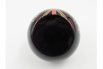 山口県特産　貞峰作　穏やかな表情が親しみ深い大内人形の雛人形2点セット　共箱付き　(R-085880)