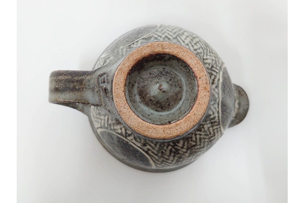 人間国宝 島岡達三　象嵌の意匠が味わい深いコーヒーセット　共箱付き　(R-085884)