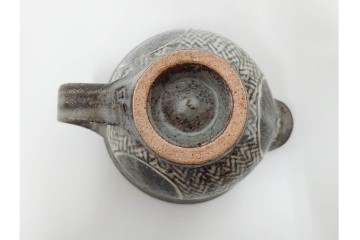 人間国宝 島岡達三　象嵌の意匠が味わい深いコーヒーセット　共箱付き　(R-085884)