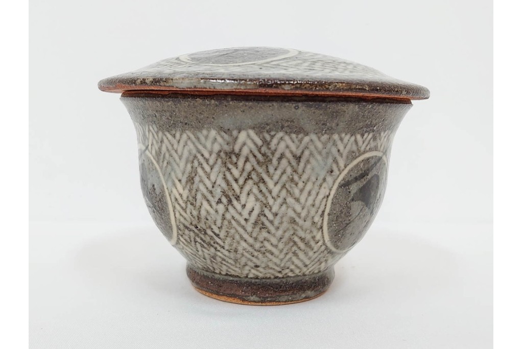 人間国宝 島岡達三　象嵌の意匠が味わい深いコーヒーセット　共箱付き　(R-085884)