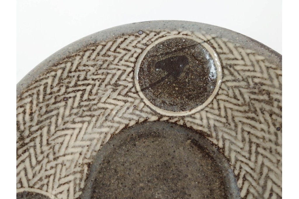 人間国宝 島岡達三　象嵌の意匠が味わい深いコーヒーセット　共箱付き　(R-085884)